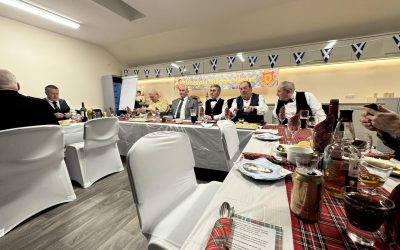 Our first ever function for burns Supper